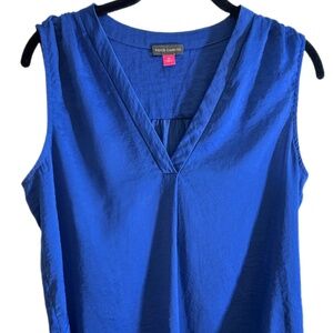 Vince Camuto blue silk top